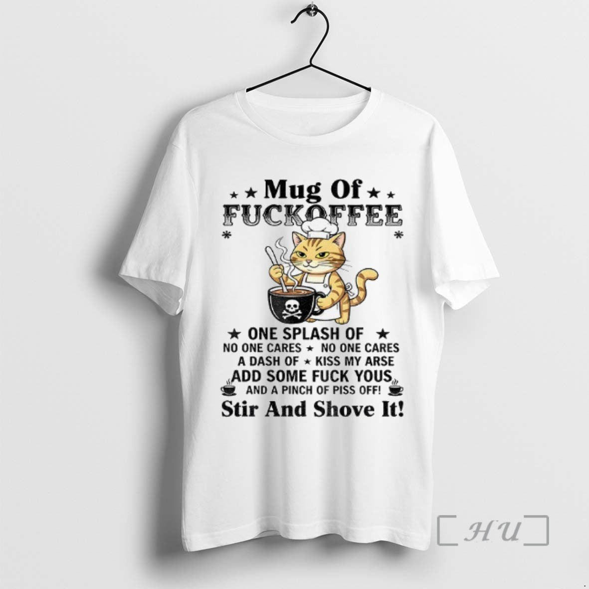 Trending Cat Of Fuckoffee One Splash Of No One Cares No One Cares A Dash T-Shirts, Hoodie, Sweatshirt | InkNestWear.com