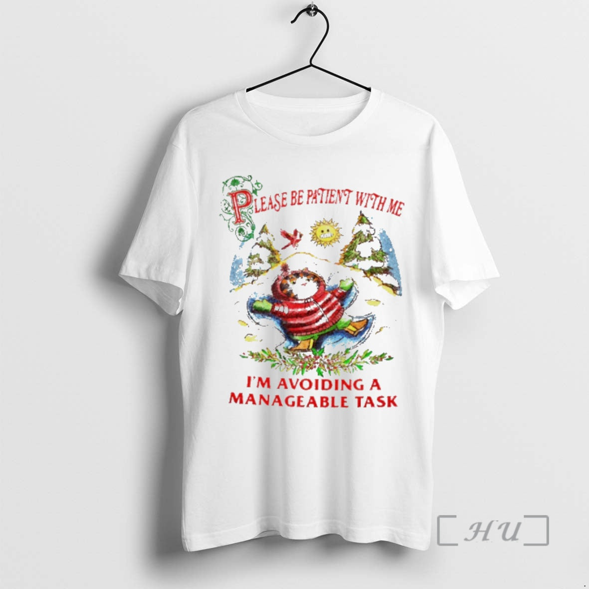 Trending Cat Please Be Patient With Me Im Avoiding A Manageable Task Premium T Shirts Hoodie, Sweatshirt | InkNestWear.com