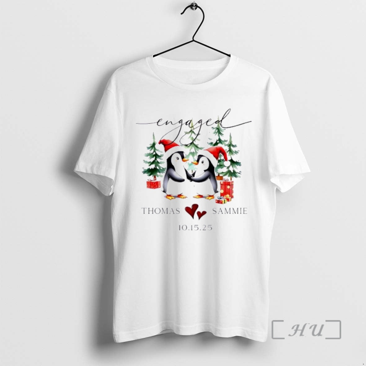 Trending Ceramic Engagement Christmas Personalized Ornaments White T-Shirts, Hoodie, Sweatshirt | InkNestWear.com