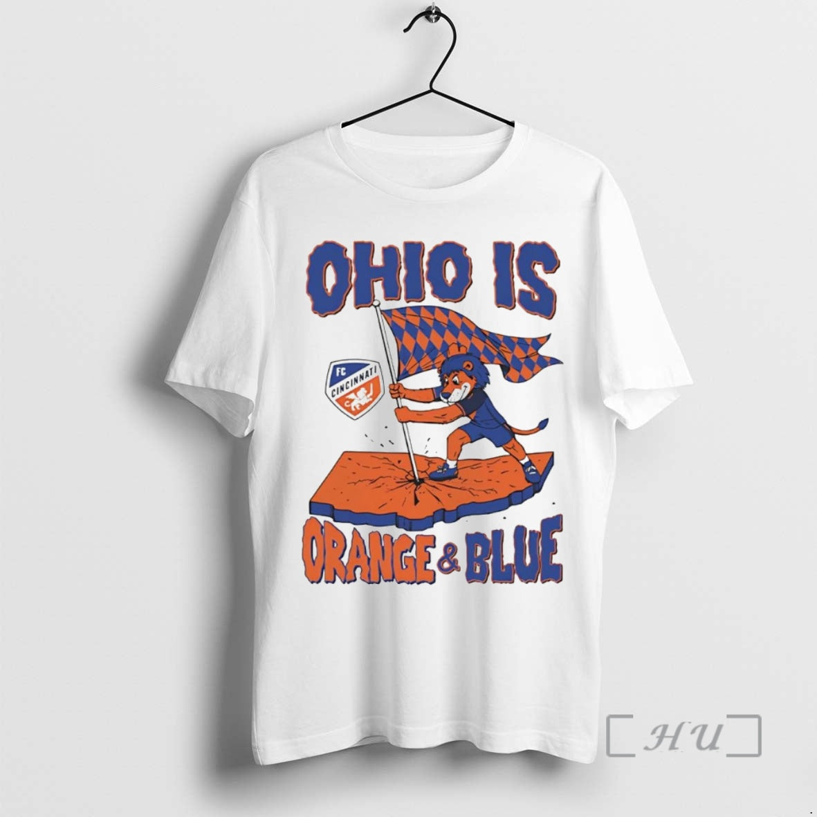 Trending Cincinnati Fc Ohio Is Orange And Blue T-Shirts, Hoodie, Sweatshirt | InkNestWear.com