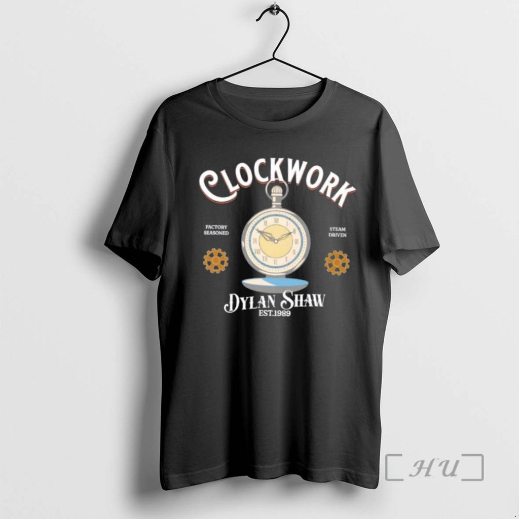 Trending Clockwork Dylan Shaw Clockwork Factory Seasoned T-Shirts, Hoodie, Sweatshirt | InkNestWear.com