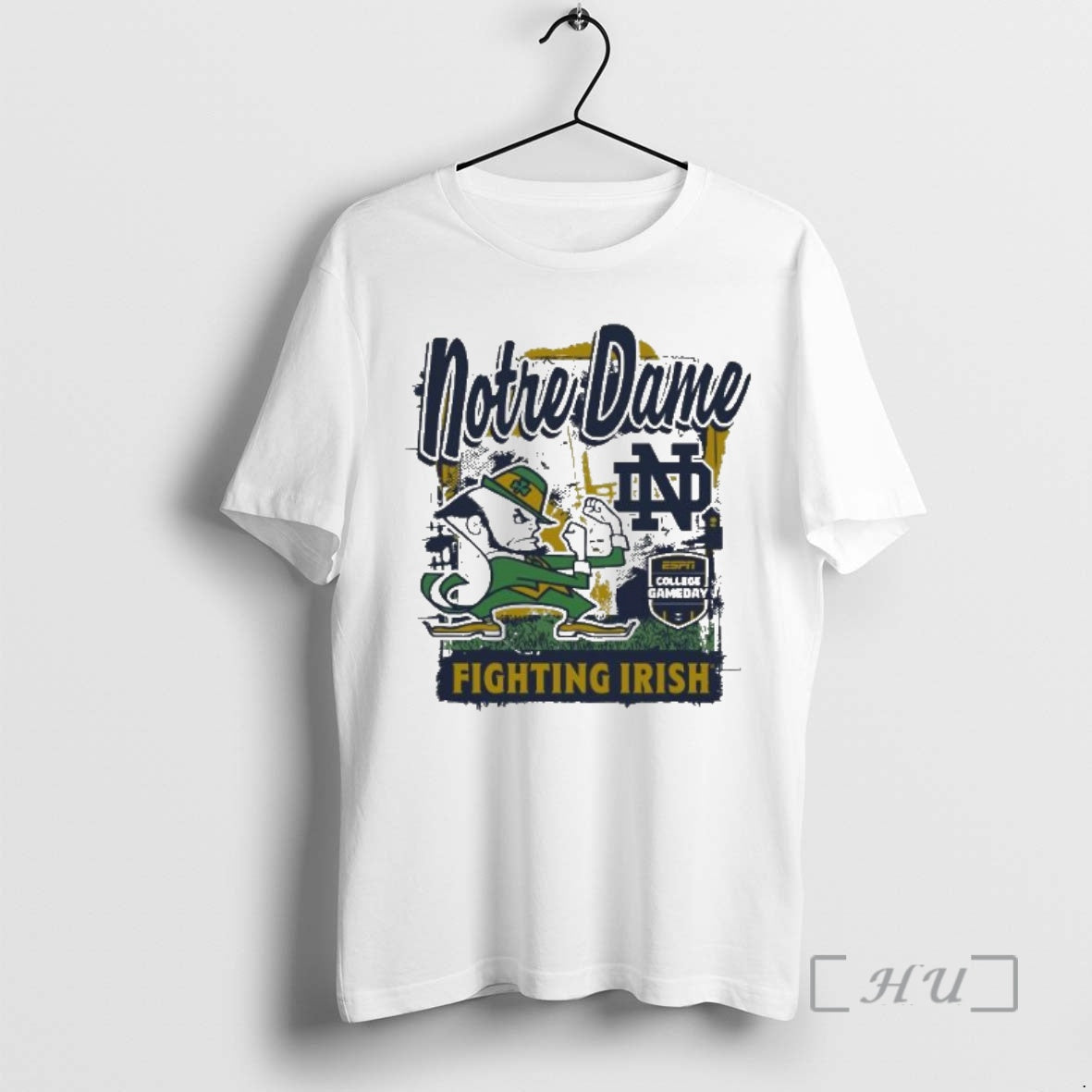 Trending College Gameday Notre Dame Mascot Runner 2025 T-Shirts, Hoodie, Sweatshirt | InkNestWear.com