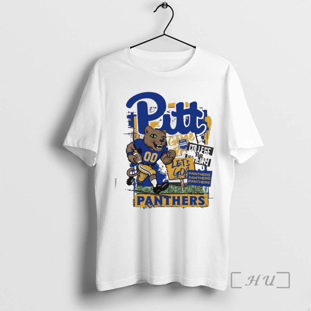 Trending College Gameday Pitt Mascot Runner 2025 T-Shirts, Hoodie, Sweatshirt | InkNestWear.com