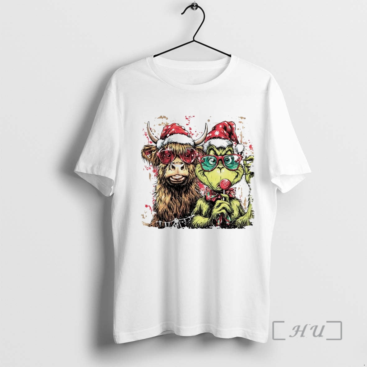 Trending Cow And Grinch Merry Christmas T-Shirts, Hoodie, Sweatshirt | InkNestWear.com