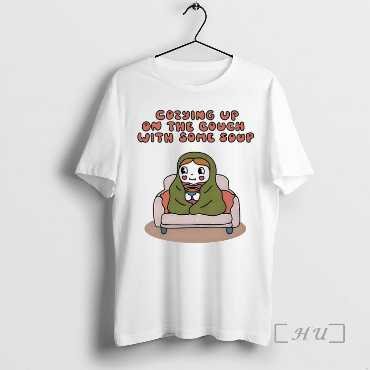 Trending Cozying Up On The Couch With Some Soup T-Shirts, Hoodie, Sweatshirt | InkNestWear.com