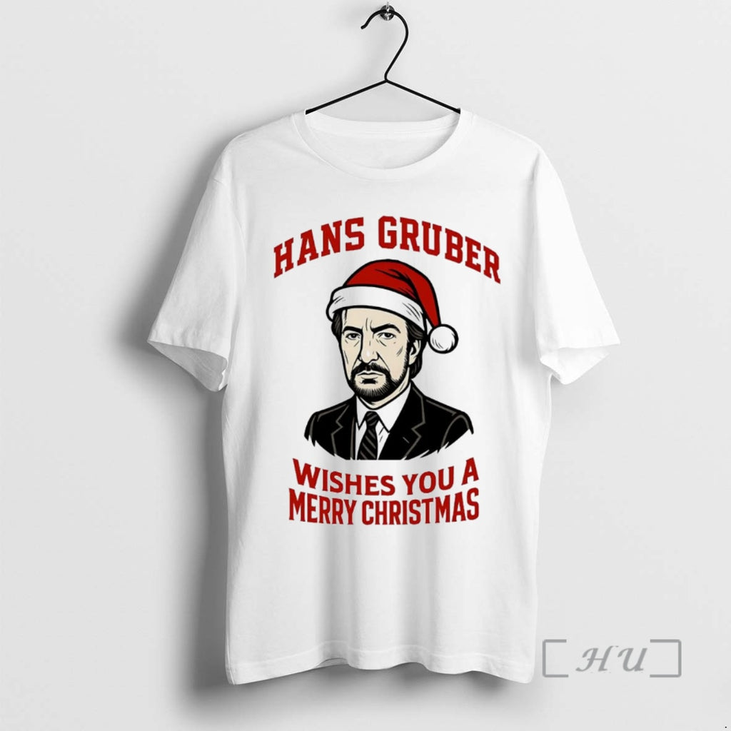 Trending Die Hard Hans Gruber Wishes You A Merry Christmas T-Shirts, Hoodie, Sweatshirt | InkNestWear.com