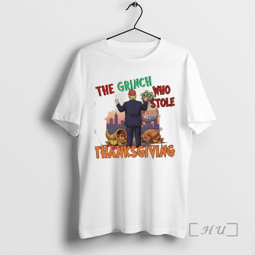 Trending Donald Trump The Grinch Stole Thanksgiving T-Shirts, Hoodie, Sweatshirt | InkNestWear.com
