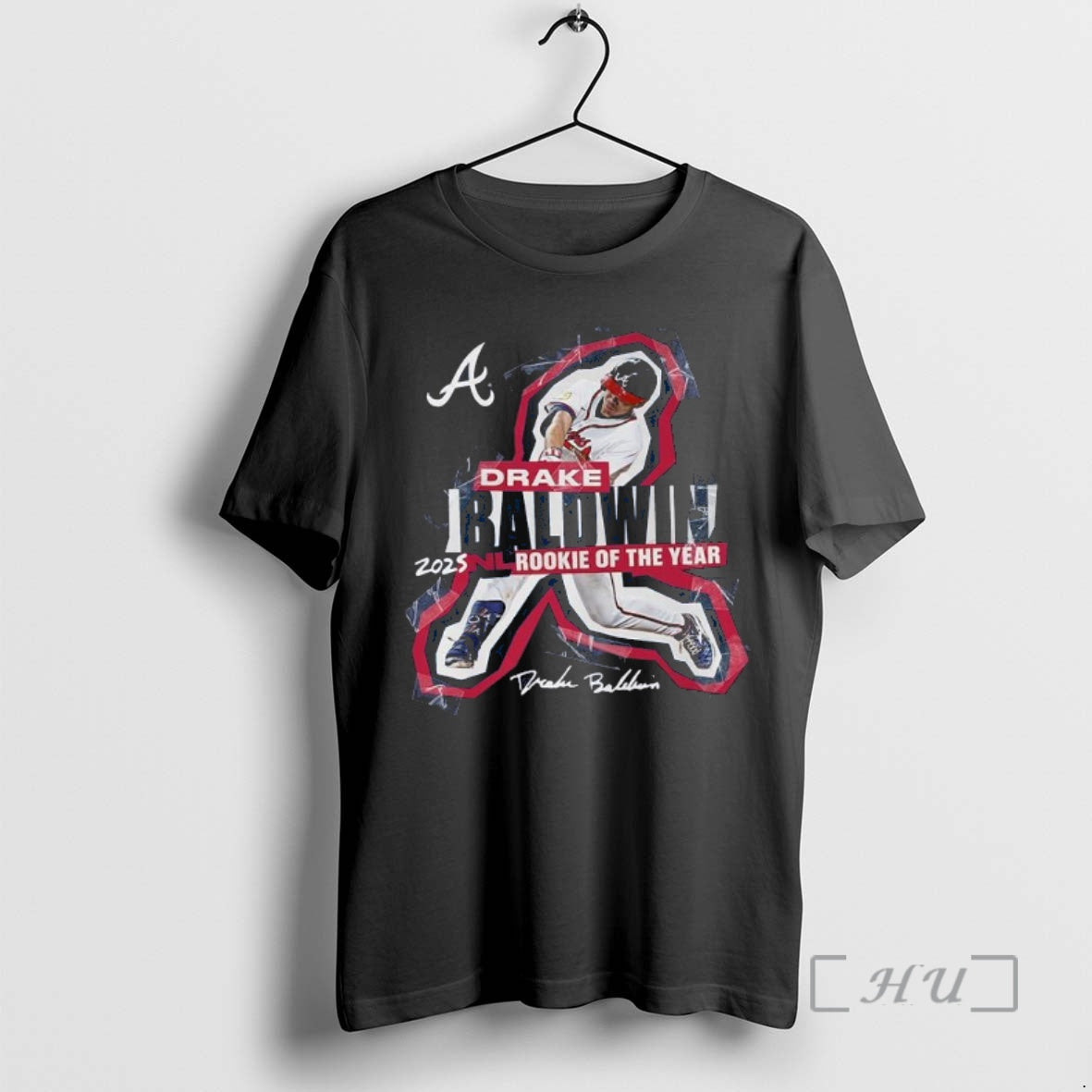 Trending Drake Baldwin Atlanta Braves 2025 National League Rookie Of The Year Premium T Shirts Hoodie, Sweatshirt