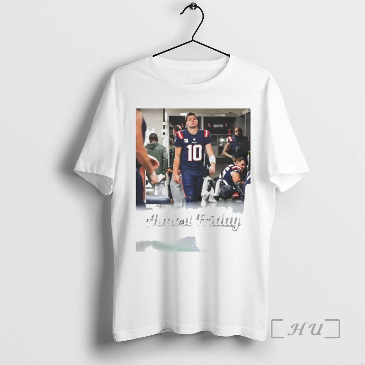 Trending Drake Maye Locker Room Almost Friday T-Shirts, Hoodie, Sweatshirt | InkNestWear.com