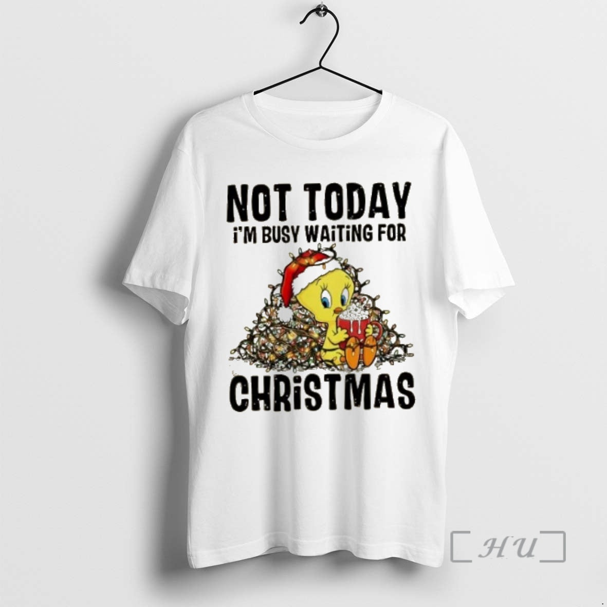 Trending Duck Not Today Im Busy Waiting For Christmas T-Shirts, Hoodie, Sweatshirt | InkNestWear.com
