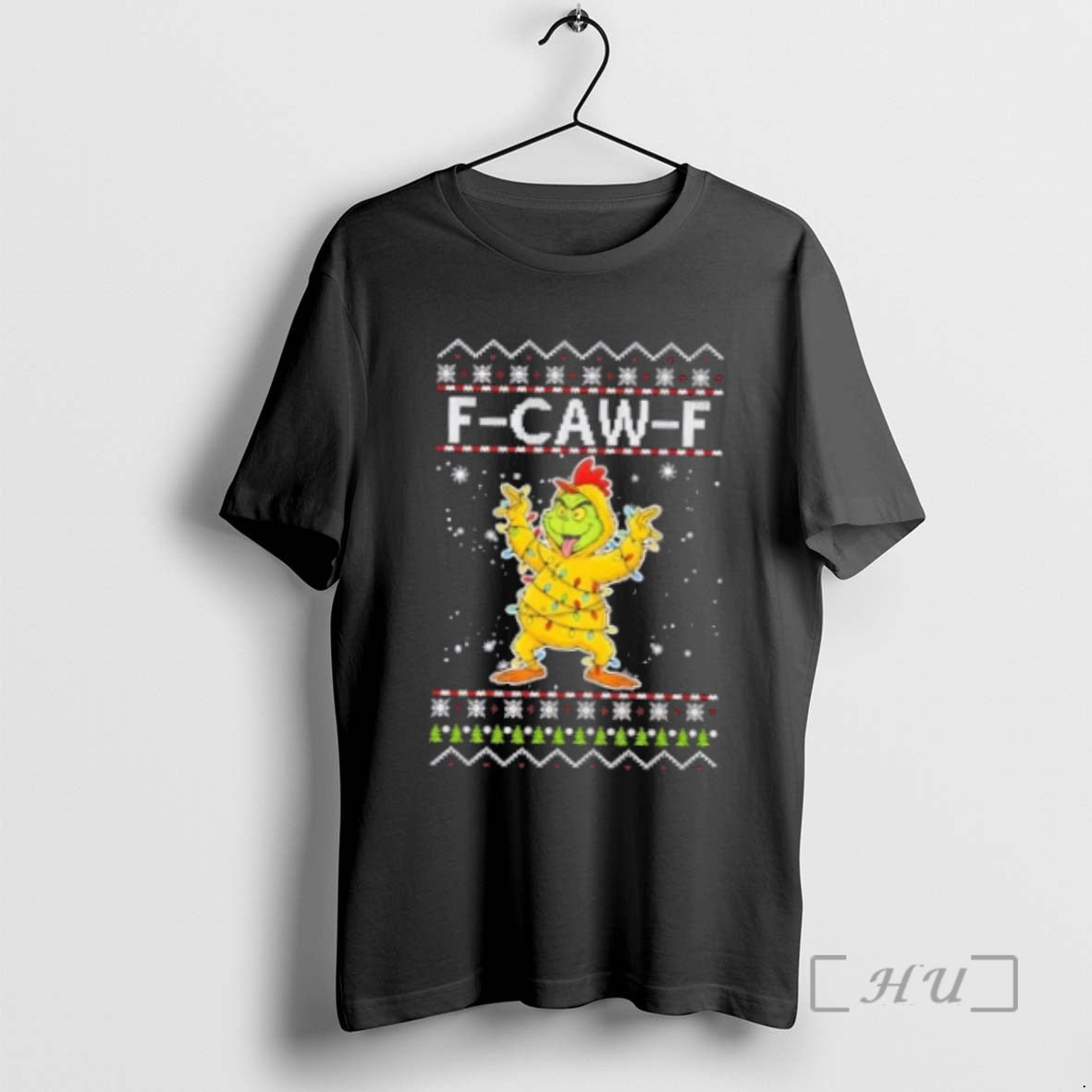 Trending F Caw F Grinch Turkey Happy Hallothanksmas T-Shirts, Hoodie, Sweatshirt | InkNestWear.com