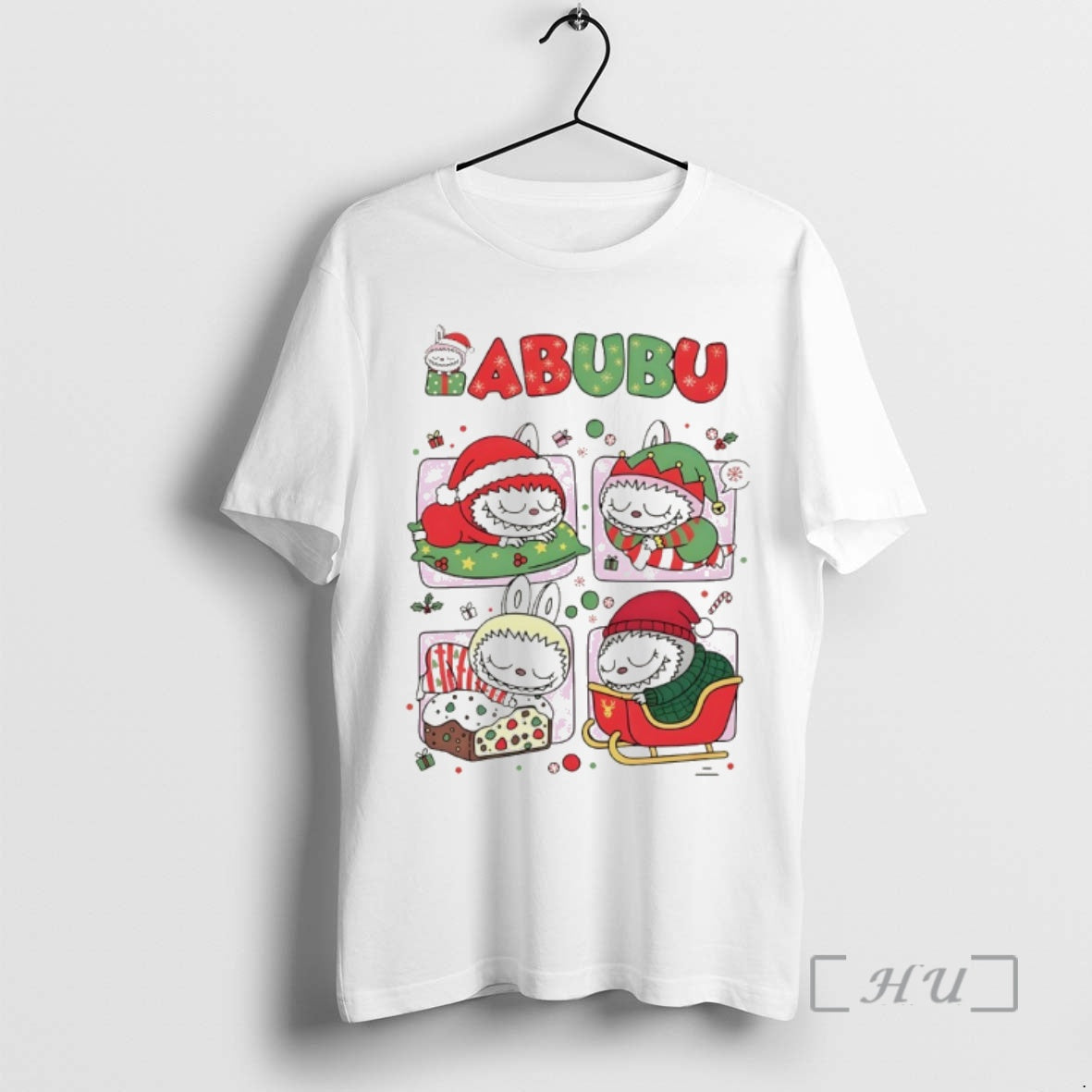Trending Festive Labubu Family Santa Labubu Christmas T-Shirts, Hoodie, Sweatshirt | InkNestWear.com