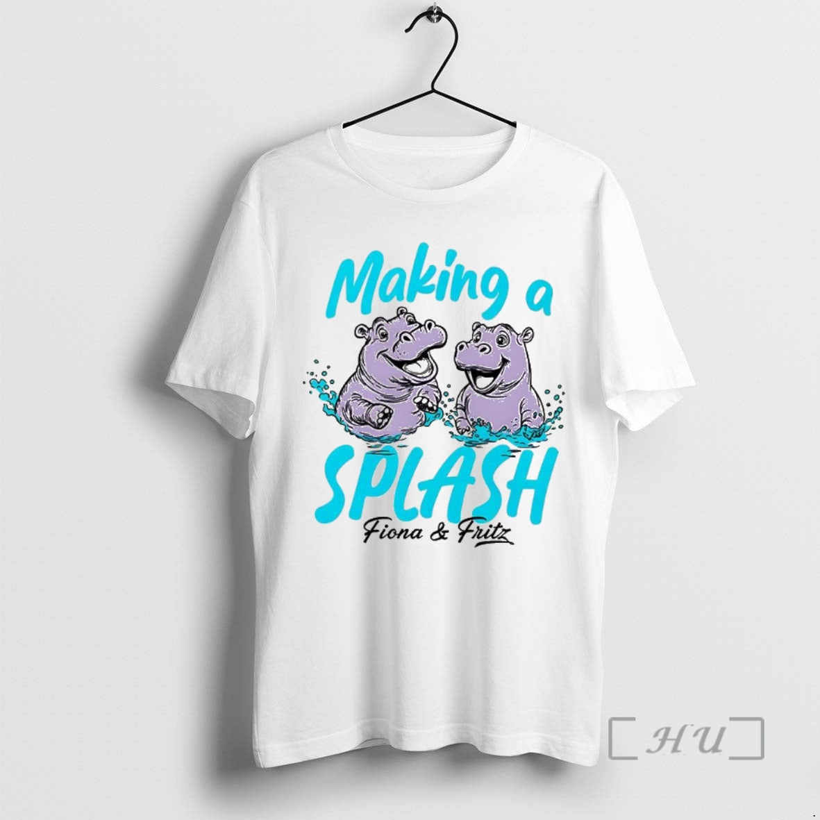 Trending Fiona And Fritz Making A Splash Hippo T-Shirts, Hoodie, Sweatshirt | InkNestWear.com