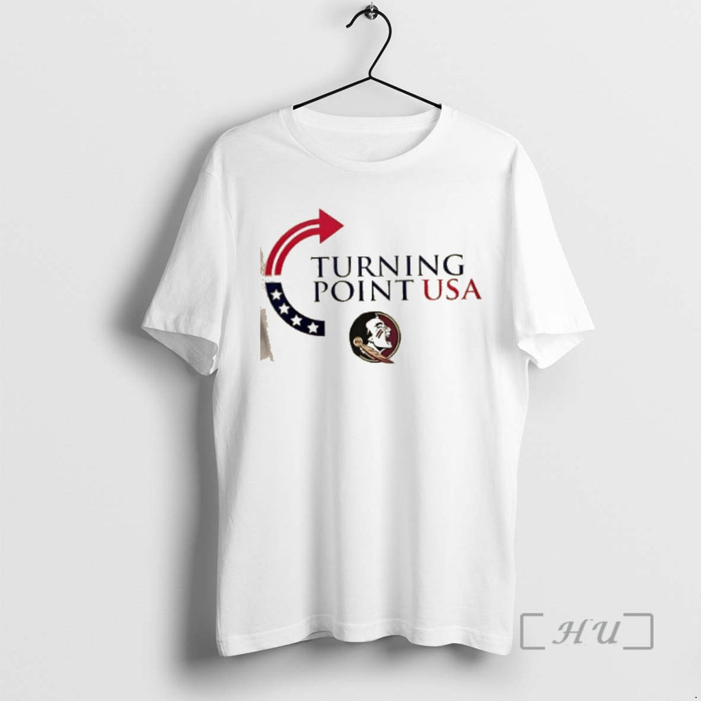 Trending Florida State Seminoles X Freedom Turning Point Usa Charlie Kirk 2 Sided Premium T-Shirts, Hoodie, Sweatshirt