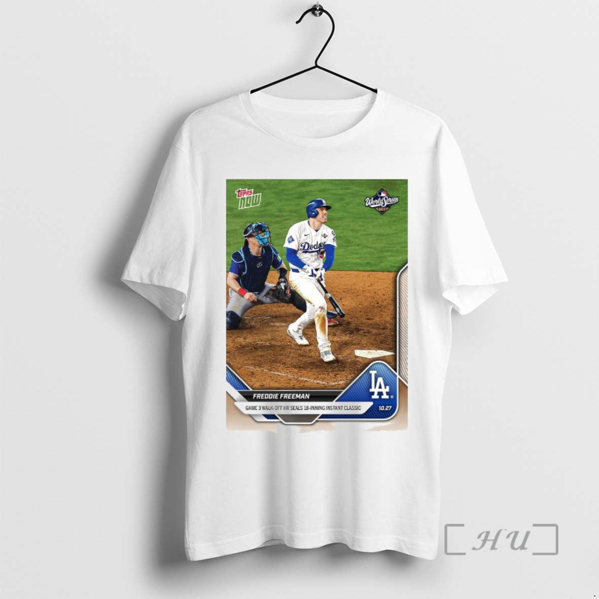 Trending Freddie Freeman Los Angeles Dodgers 2025 Mlb Topps Game 3 Walk Off Hr Seals T-Shirts, Hoodie, Sweatshirt