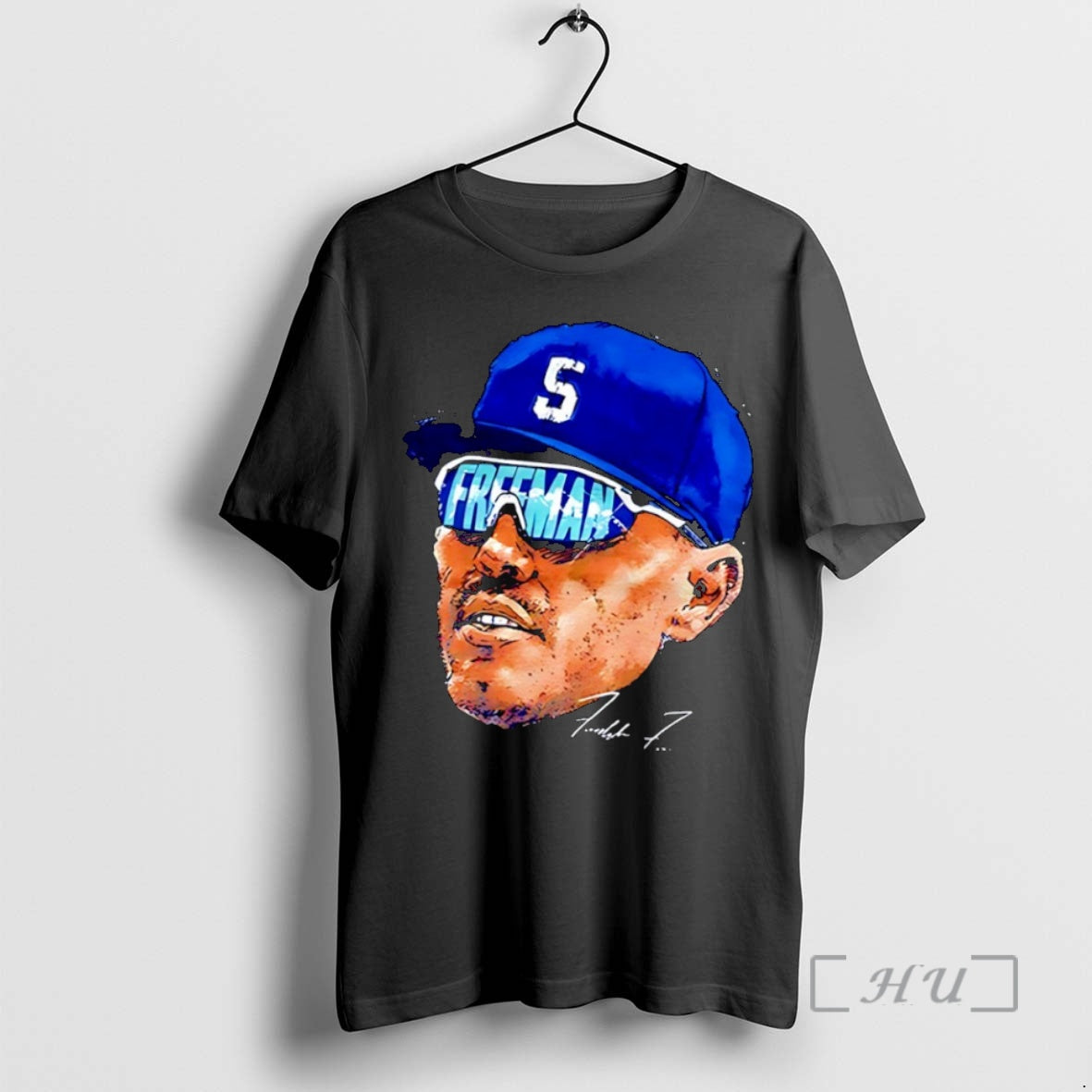 Trending Freddie Freeman Big Face Los Angeles Dodgers Mlb Baseball World Series 2025 Signature Premium T-Shirts, Hoodie,...