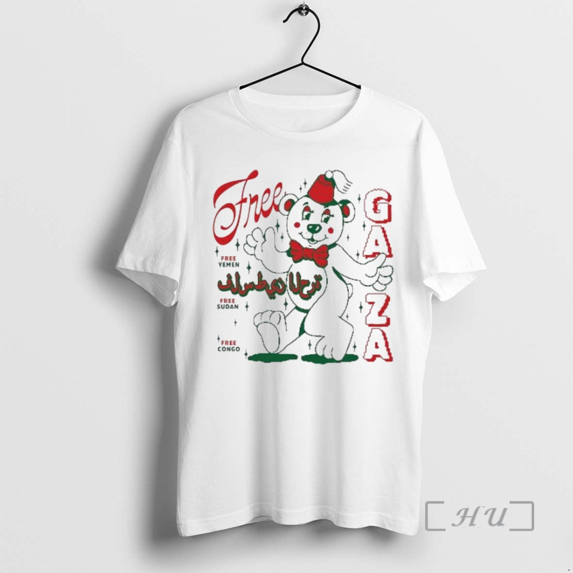 Trending Free Gaza Bear Cute T-Shirts, Hoodie, Sweatshirt | InkNestWear.com