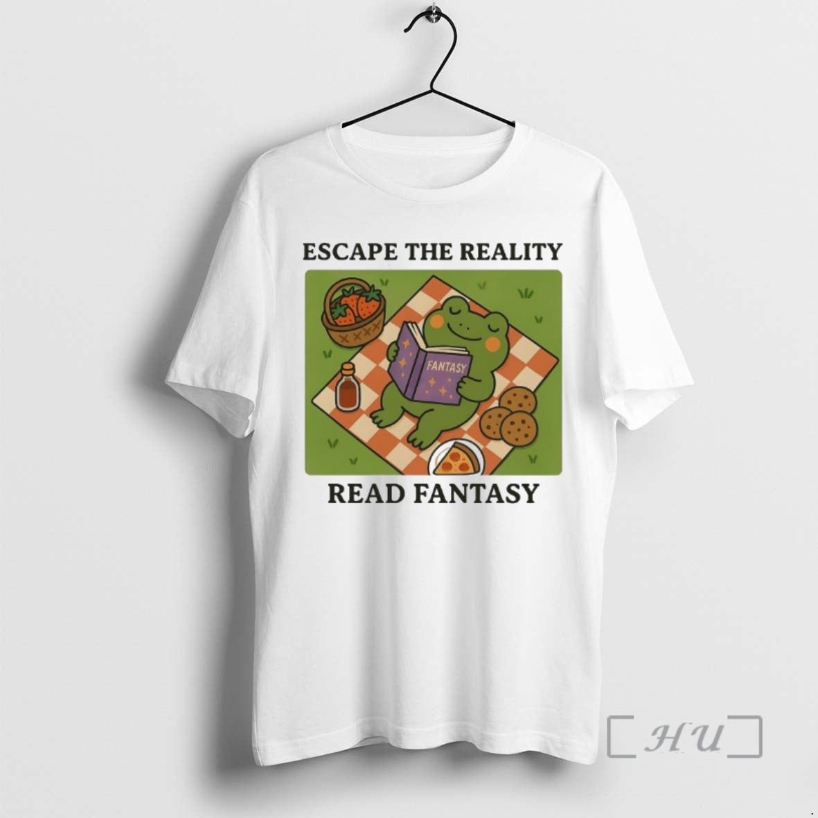 Trending Frog Escape The Reality Read Fantasy T-Shirts, Hoodie, Sweatshirt | InkNestWear.com
