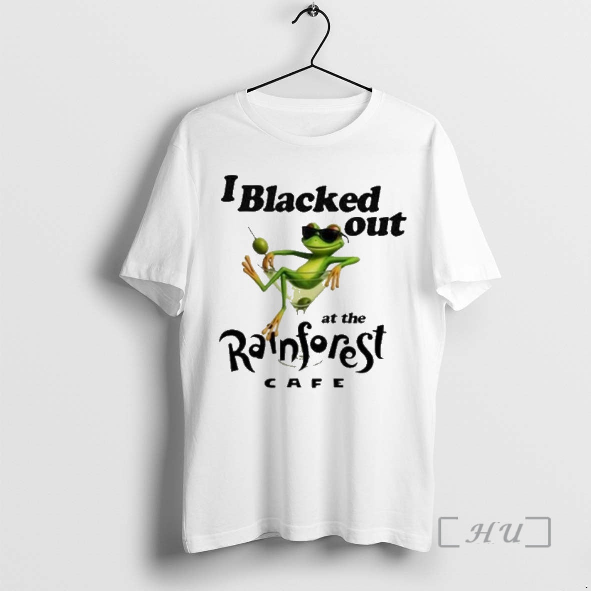 Trending Frog Martini Glass I Blacked Out At The Rainforest Cafe Graphic T-Shirts, Hoodie, Sweatshirt | InkNestWear.com