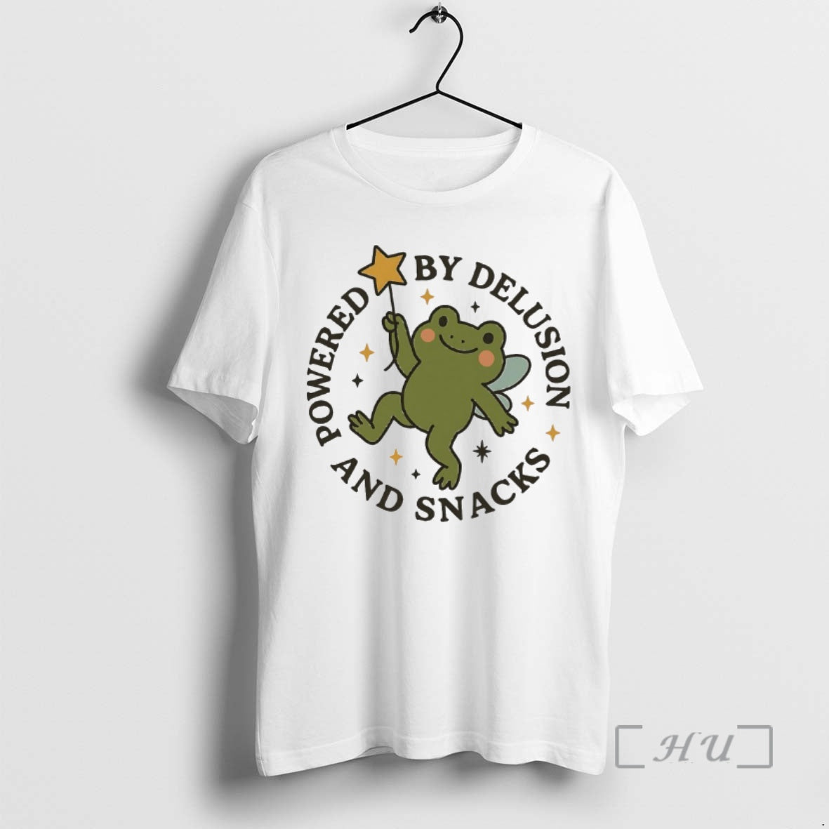 Trending Frog Powered And Snacks By Delusion T-Shirts, Hoodie, Sweatshirt | InkNestWear.com
