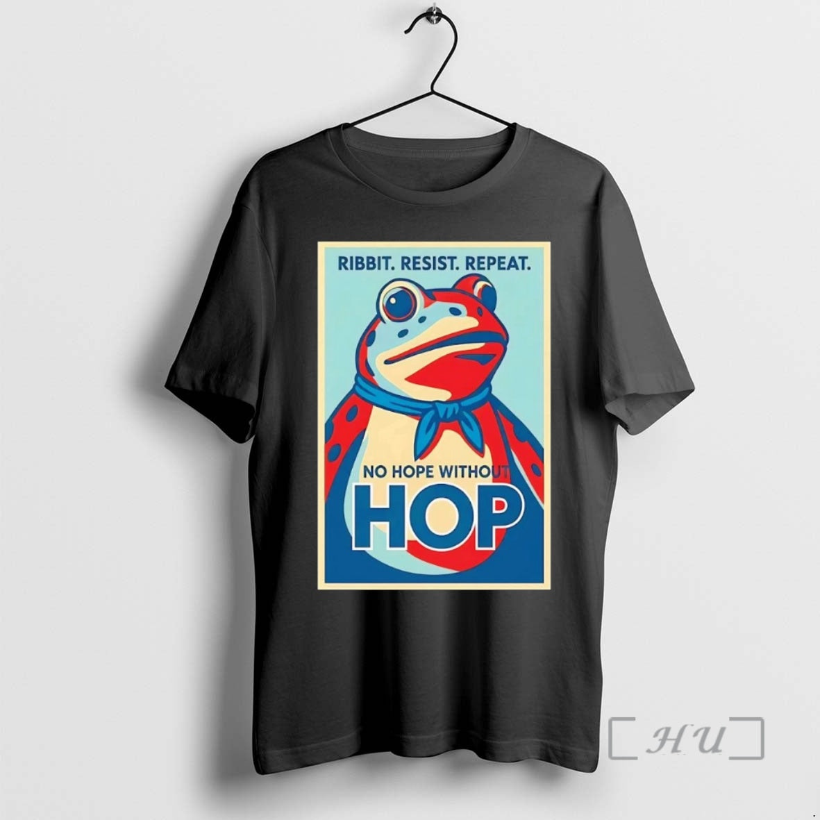 Trending Frog Ribbit Resist Repeat No Hope Without Hop T-Shirts, Hoodie, Sweatshirt | InkNestWear.com