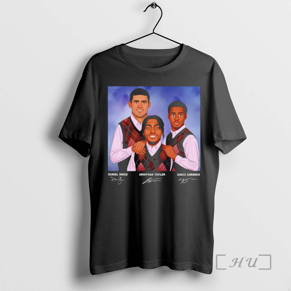 Trending Funny Daniel Jones Jonathan Taylor Sauce Gardner Indianapolis Football Step Brothers Premium T Shirts Hoodie,...