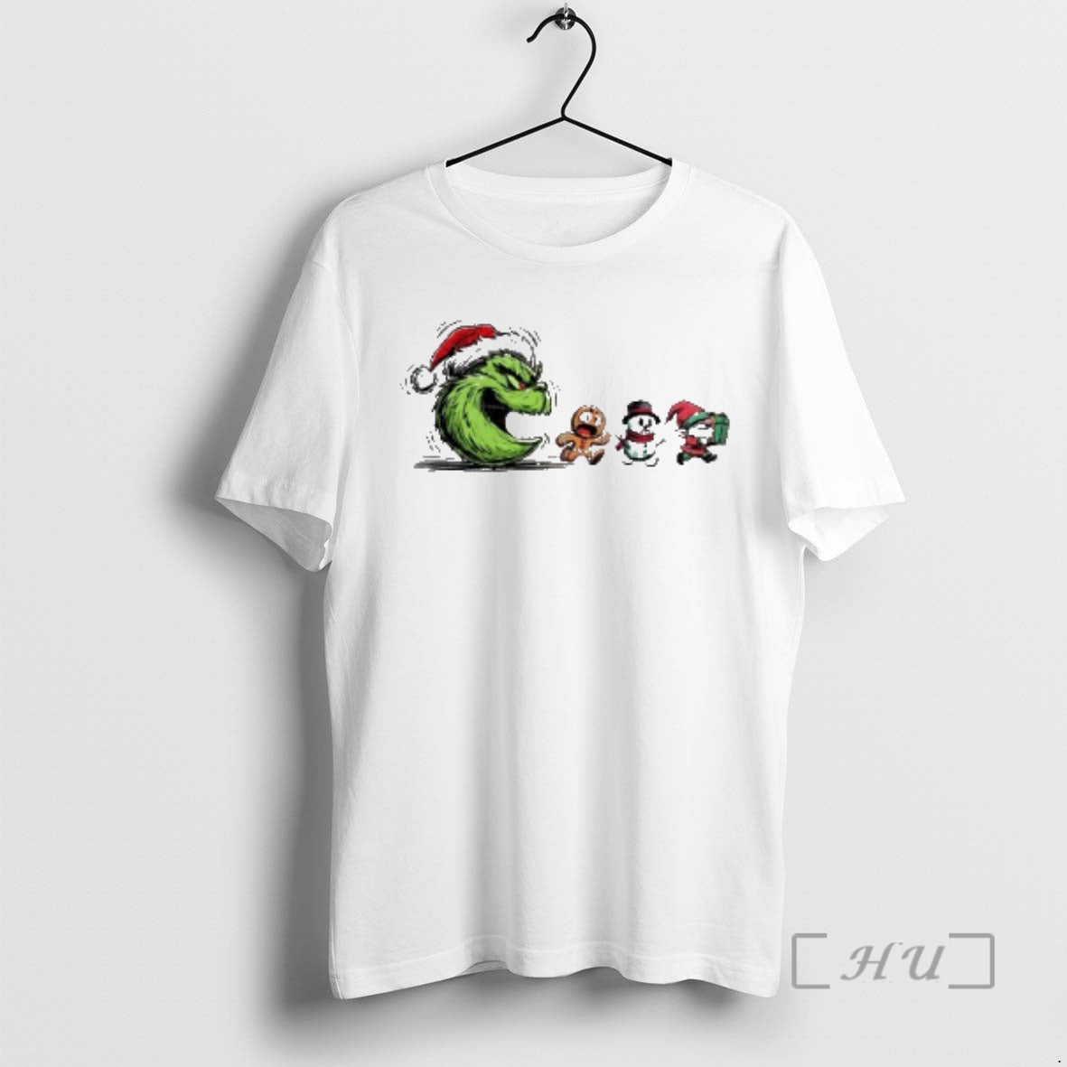Trending G Man Grinch Santa Funny Pac Man Christmas T-Shirts, Hoodie, Sweatshirt | InkNestWear.com
