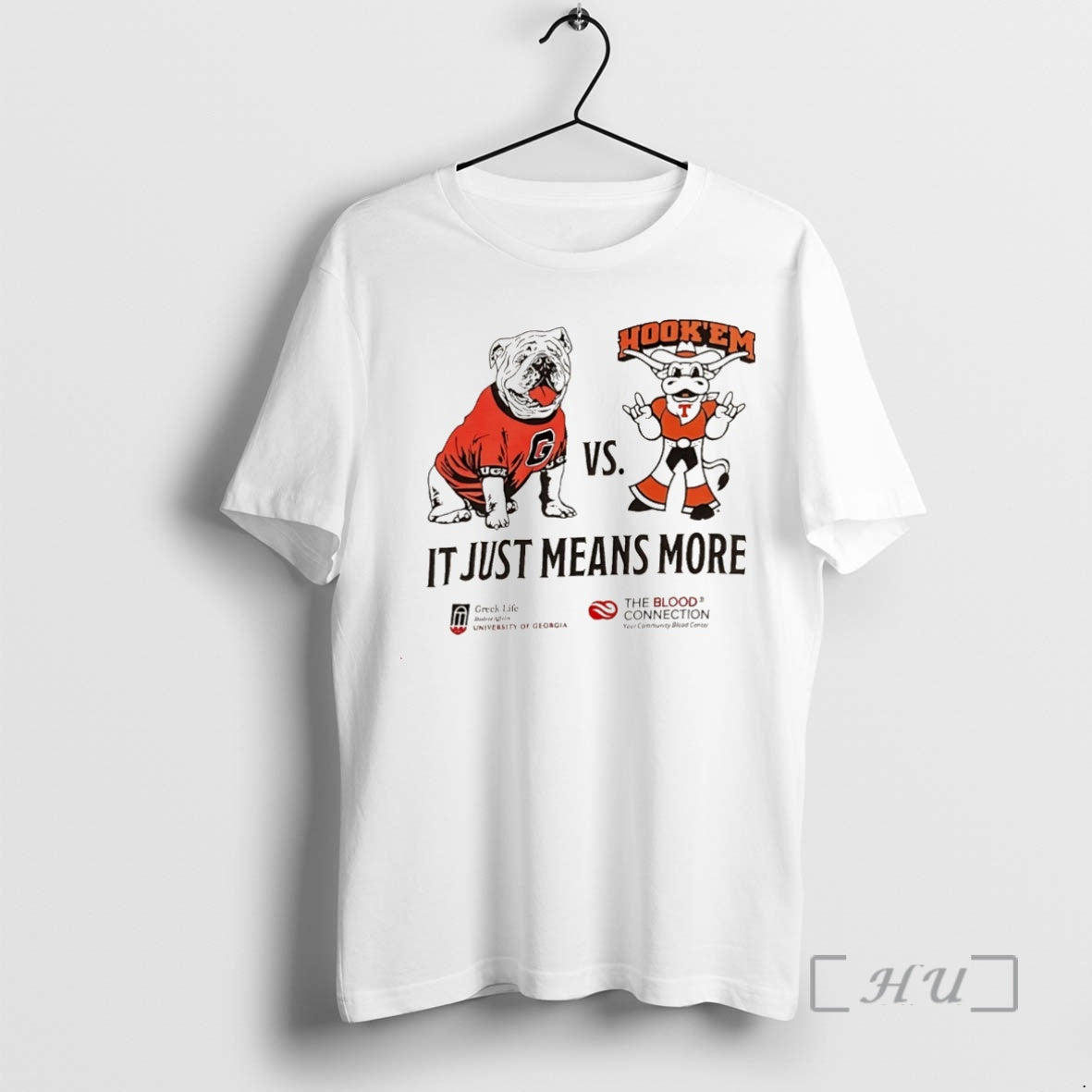 Trending Georgia Bulldogs Vs Texas Longhorns It Just Means More Mascot Christmas T-Shirts, Hoodie, Sweatshirt