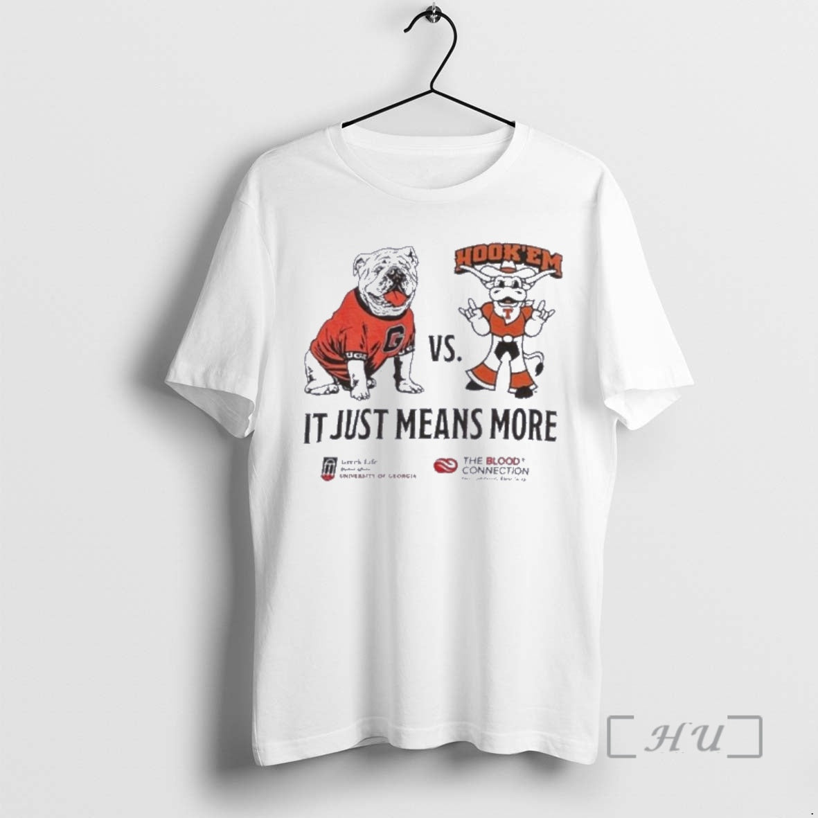 Trending Georgia Vs Texas 2025 It Just Means More Mascot T-Shirts, Hoodie, Sweatshirt | InkNestWear.com