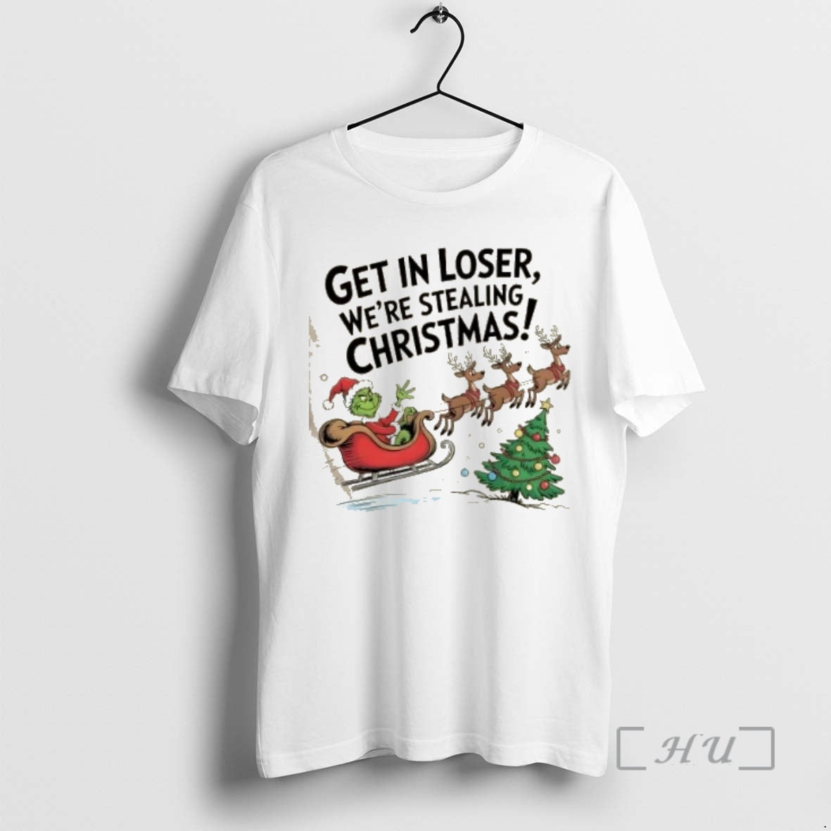 Trending Get In Loser Were Stealing Christmas T-Shirts, Hoodie, Sweatshirt | InkNestWear.com