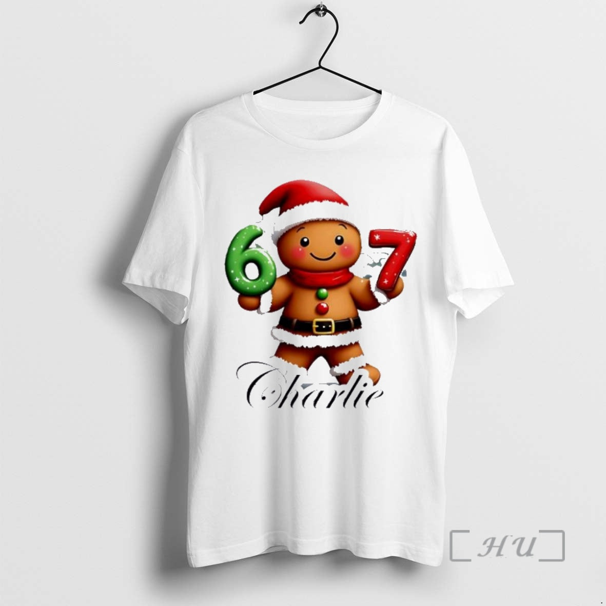 Trending Gingerbread Man Cute Six Seven Christmas Personalized Ornaments White T-Shirts, Hoodie, Sweatshirt | InkNestWear.com