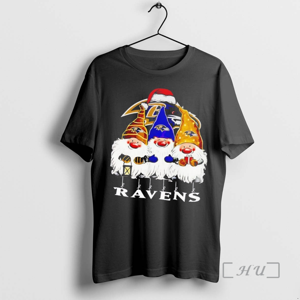 Trending Gnomes Baltimore Ravens Merry Christmas T-Shirts, Hoodie, Sweatshirt | InkNestWear.com
