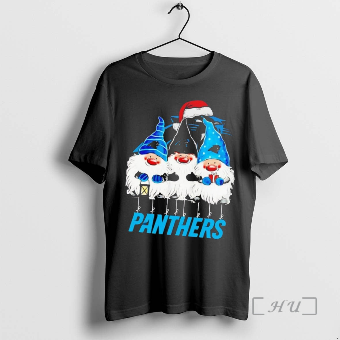Trending Gnomes Carolina Panthers Merry Christmas T-Shirts, Hoodie, Sweatshirt | InkNestWear.com