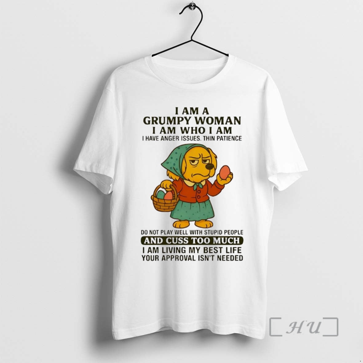 Trending Golden Retriever I Am A Grumpy Woman I Am Who I Am Premium T-Shirts, Hoodie, Sweatshirt | InkNestWear.com