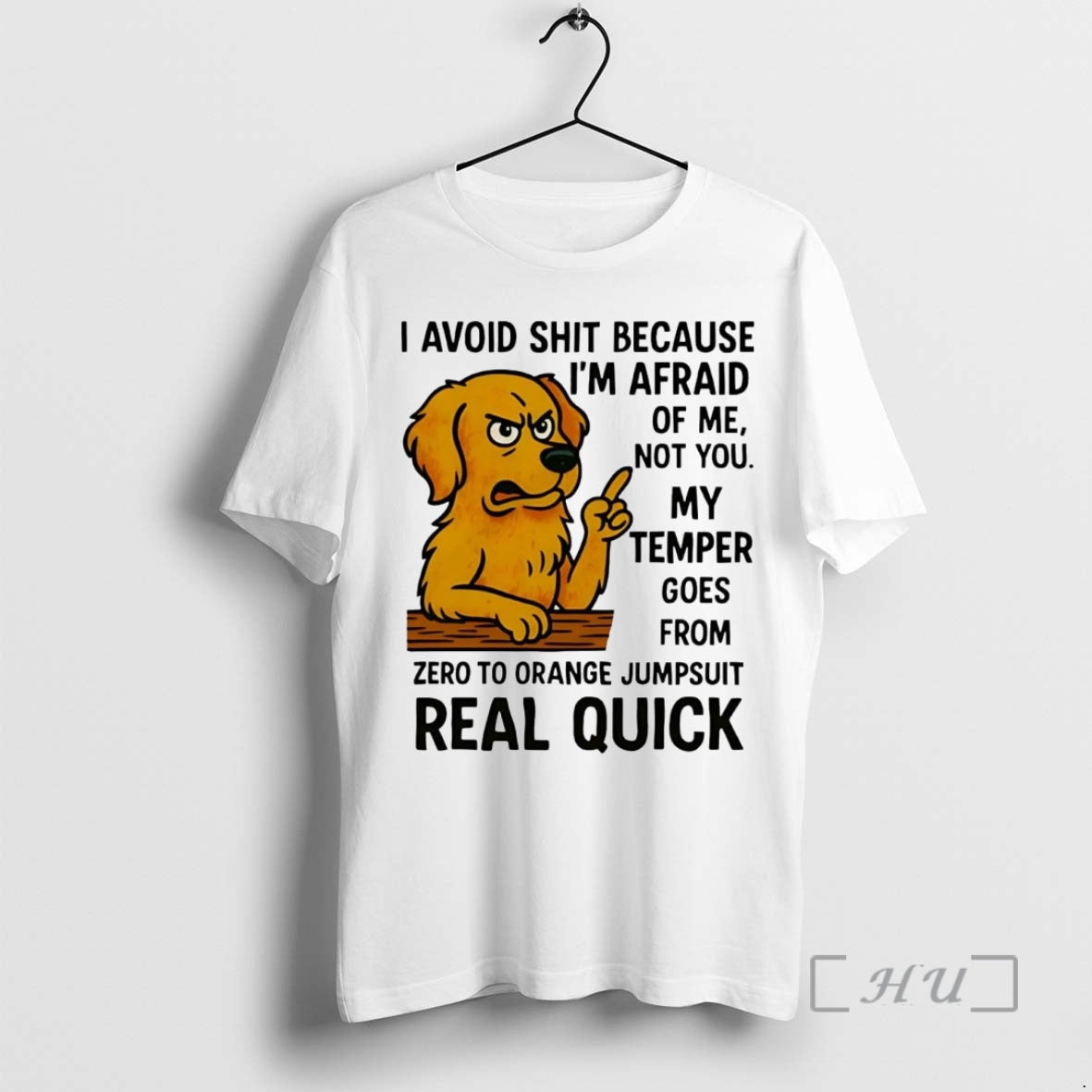 Trending Golden Retriever I Avoid Shit Because Im Afraid Of Me Not You Premium T-Shirts, Hoodie, Sweatshirt | InkNestWear.com