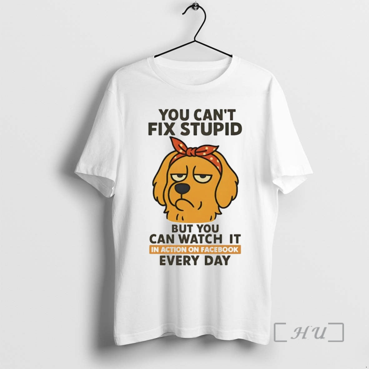 Trending Golden Retriever You Cant Fix Stupid But You Can Watch It T-Shirts, Hoodie, Sweatshirt | InkNestWear.com