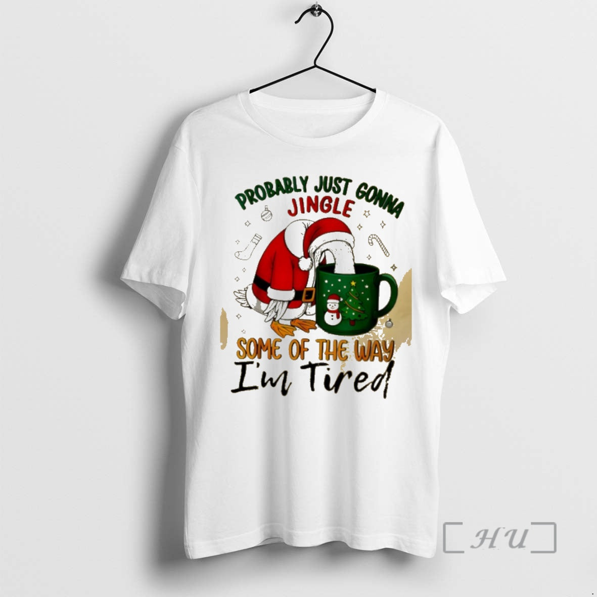 Trending Goose Probably Just Gonna Jingle Some Of The Way Im Tired Premium T Shirts Hoodie, Sweatshirt | InkNestWear.com