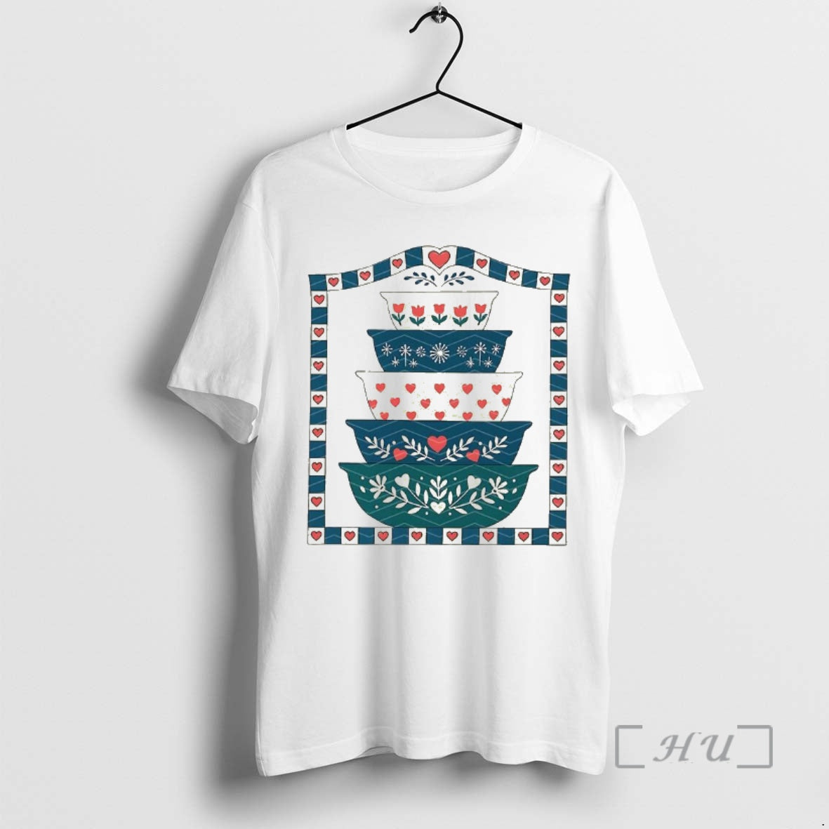 Trending Grannys Pyrex Stacked Bowls Classic T-Shirts, Hoodie, Sweatshirt | InkNestWear.com