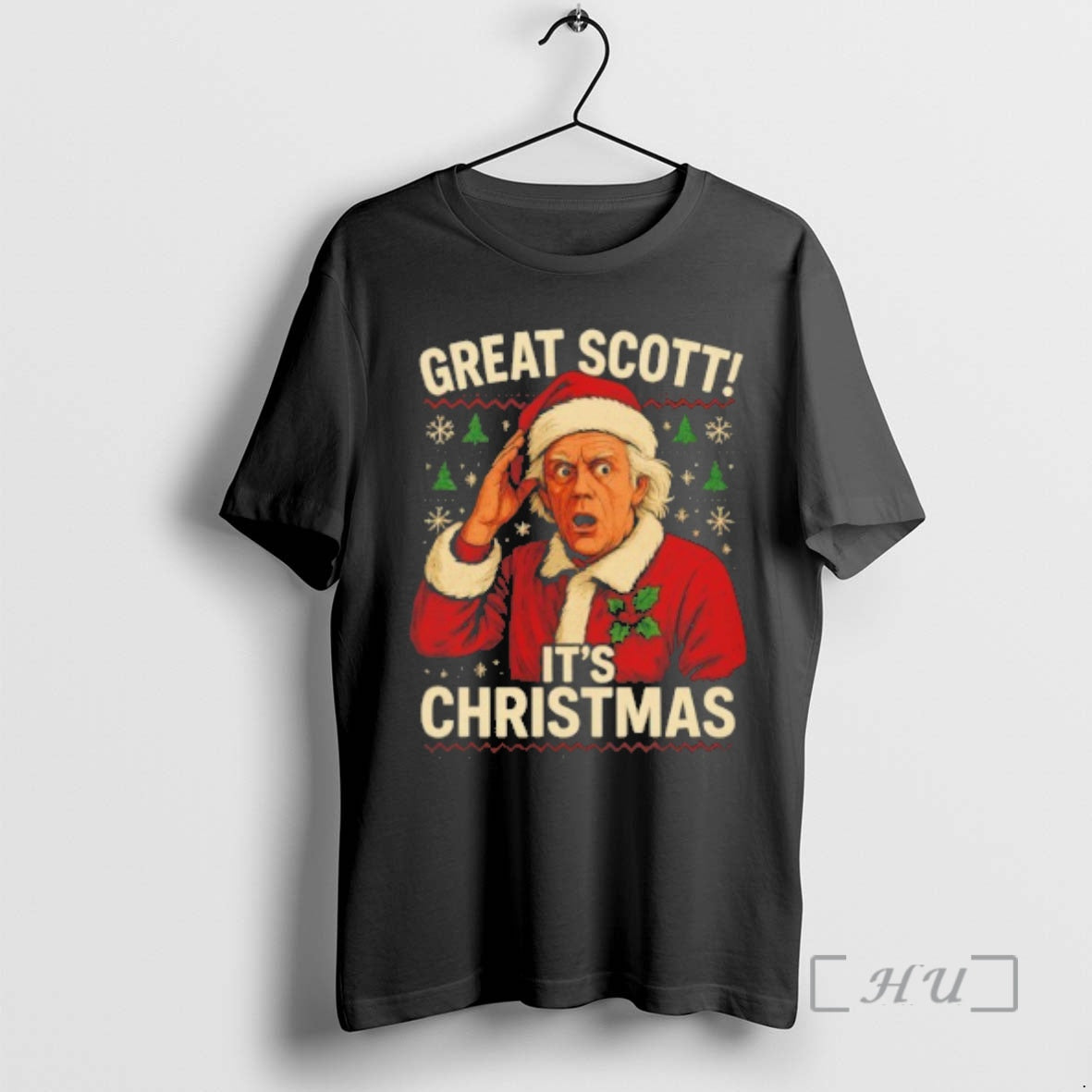 Trending Great Scott Its Back To The Future Ugly Christmas T-Shirts, Hoodie, Sweatshirt | InkNestWear.com
