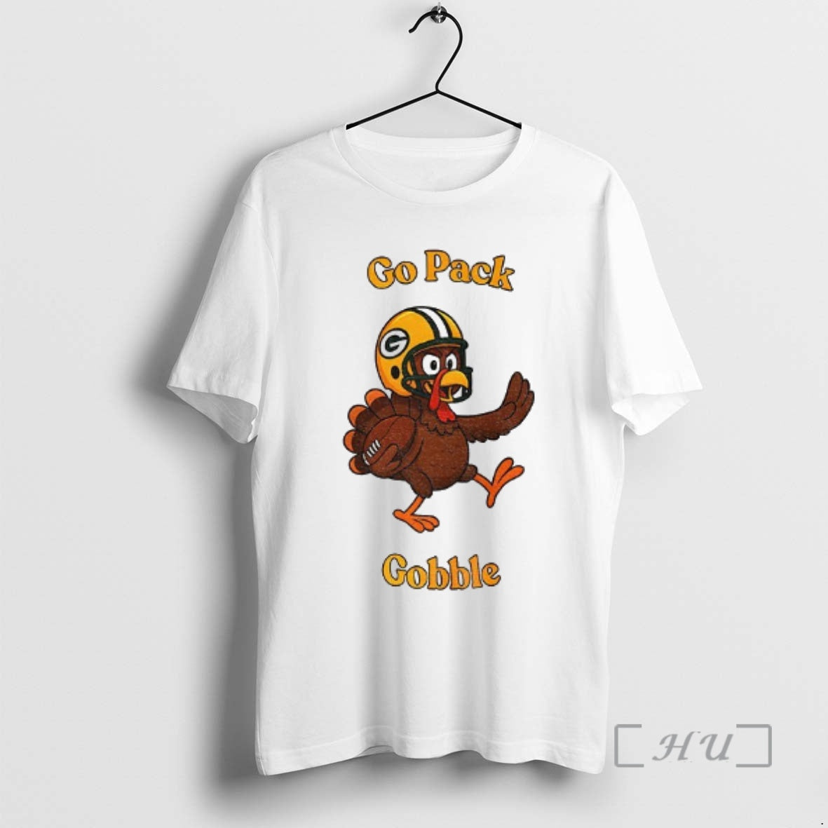 Trending Green Bay Packers Thanksgiving Football Turkey Go Pack Gobble T-Shirts, Hoodie, Sweatshirt | InkNestWear.com