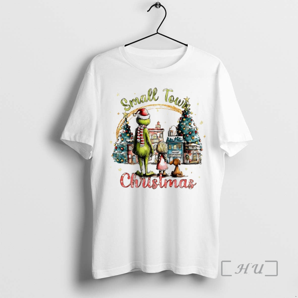 Trending Grinch And Friends Small Town Christmas Christmas T-Shirts, Hoodie, Sweatshirt | InkNestWear.com