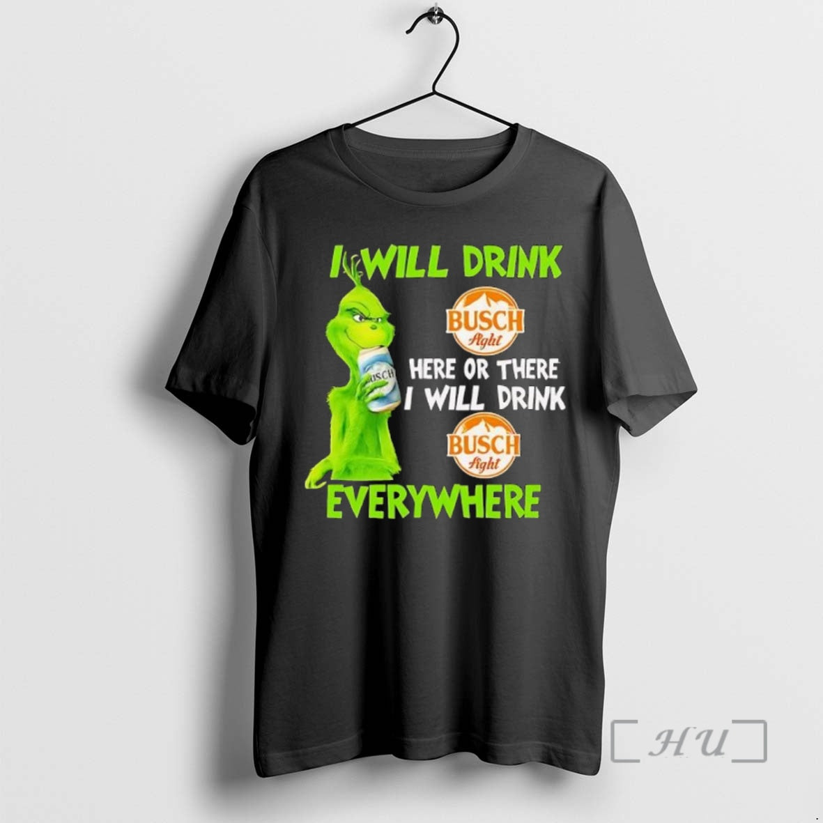 Trending Grinch Busch Latte Grinch Will Drink Everywhere 2025 Christmas T-Shirts, Hoodie, Sweatshirt | InkNestWear.com