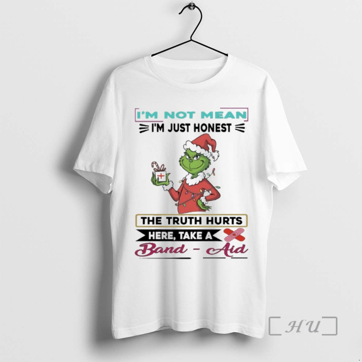 Trending Grinch Christmas Light Im Not Mean Im Just Honest The Truth Hurts Here Take T-Shirts, Hoodie, Sweatshirt