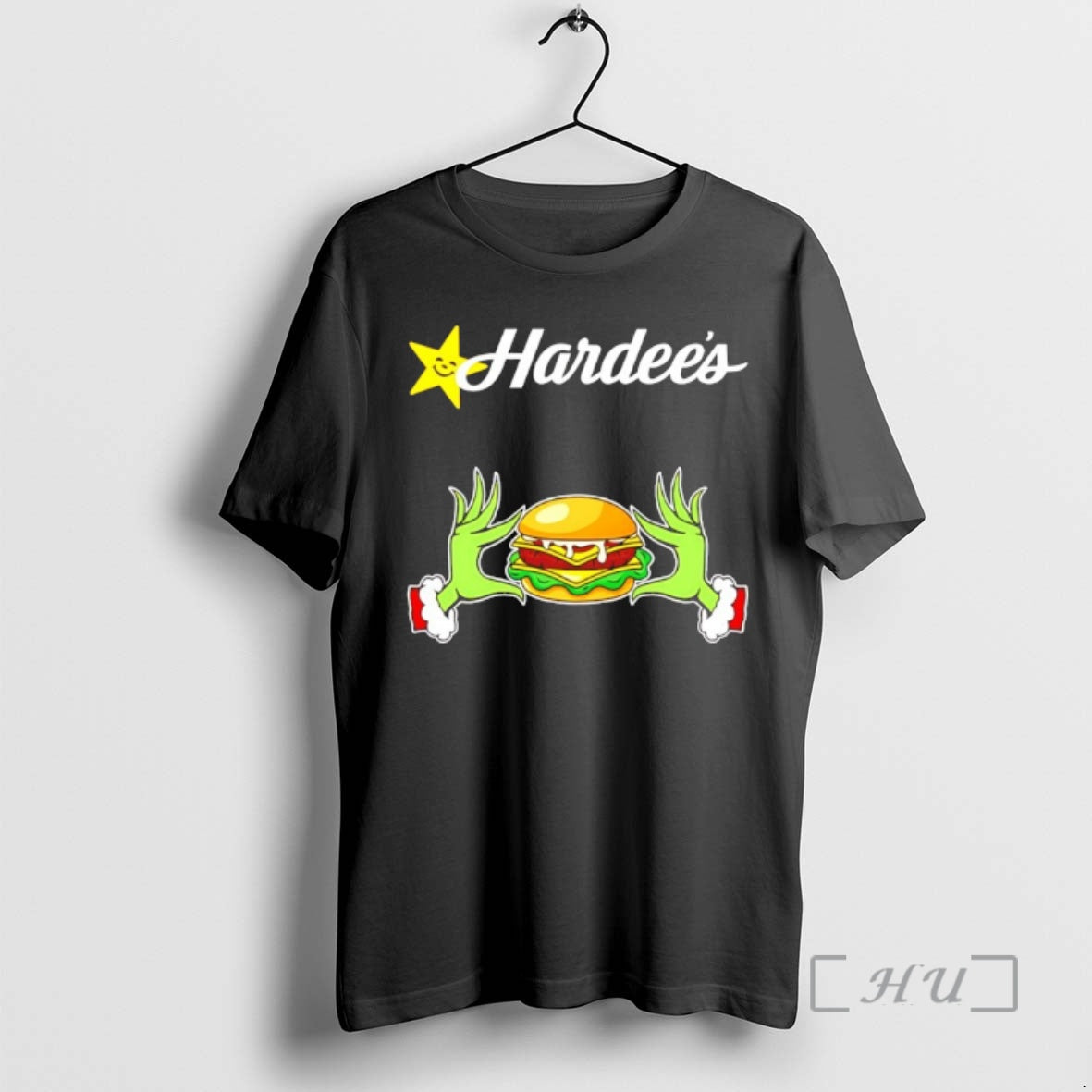 Trending Grinch Hand Love Hardees Christmas 2025 T-Shirts, Hoodie, Sweatshirt | InkNestWear.com