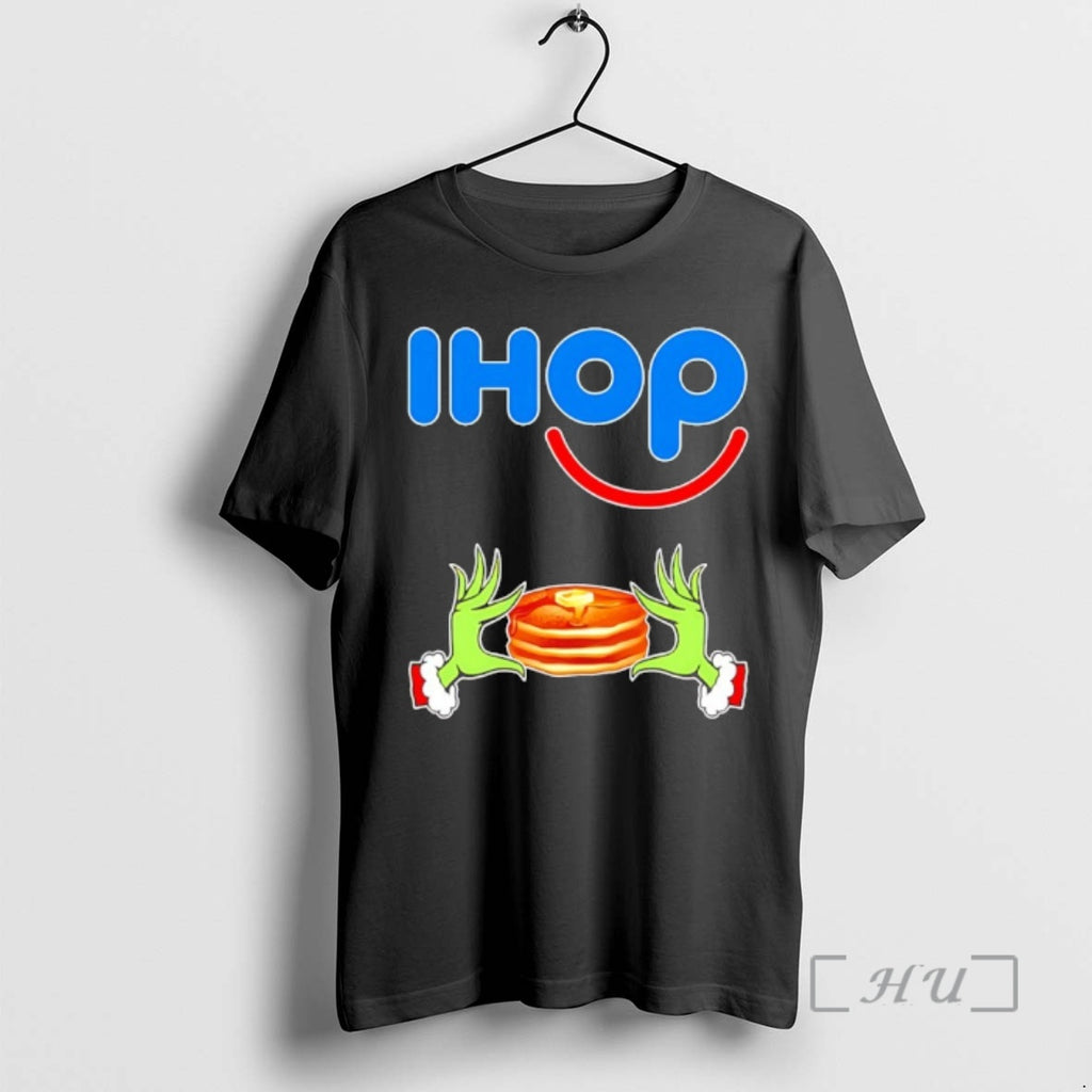 Trending Grinch Hand Love Ihop Christmas 2025 T-Shirts, Hoodie, Sweatshirt | InkNestWear.com