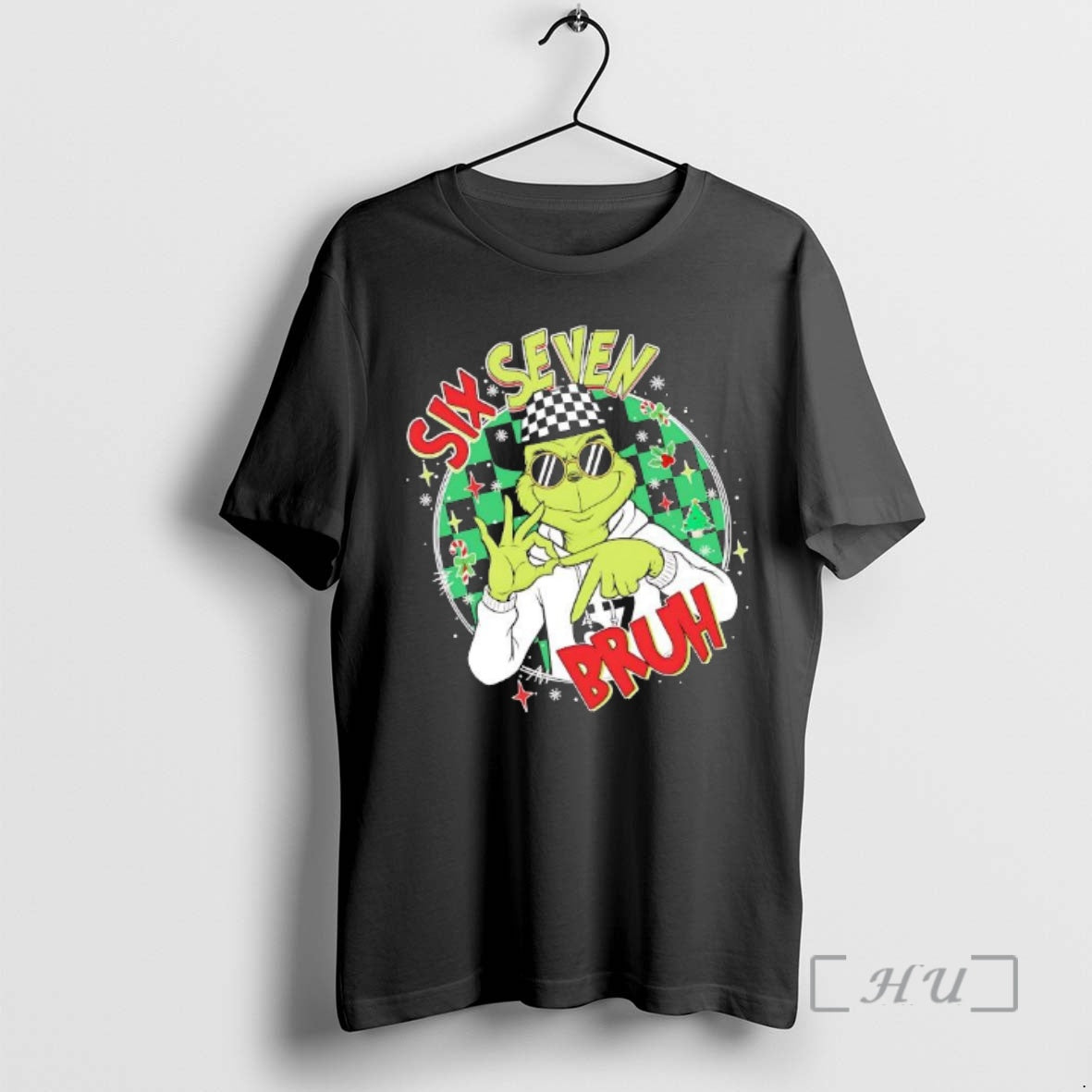 Trending Grinch Joke Six Seven Bruh Meme Christmas T-Shirts, Hoodie, Sweatshirt | InkNestWear.com