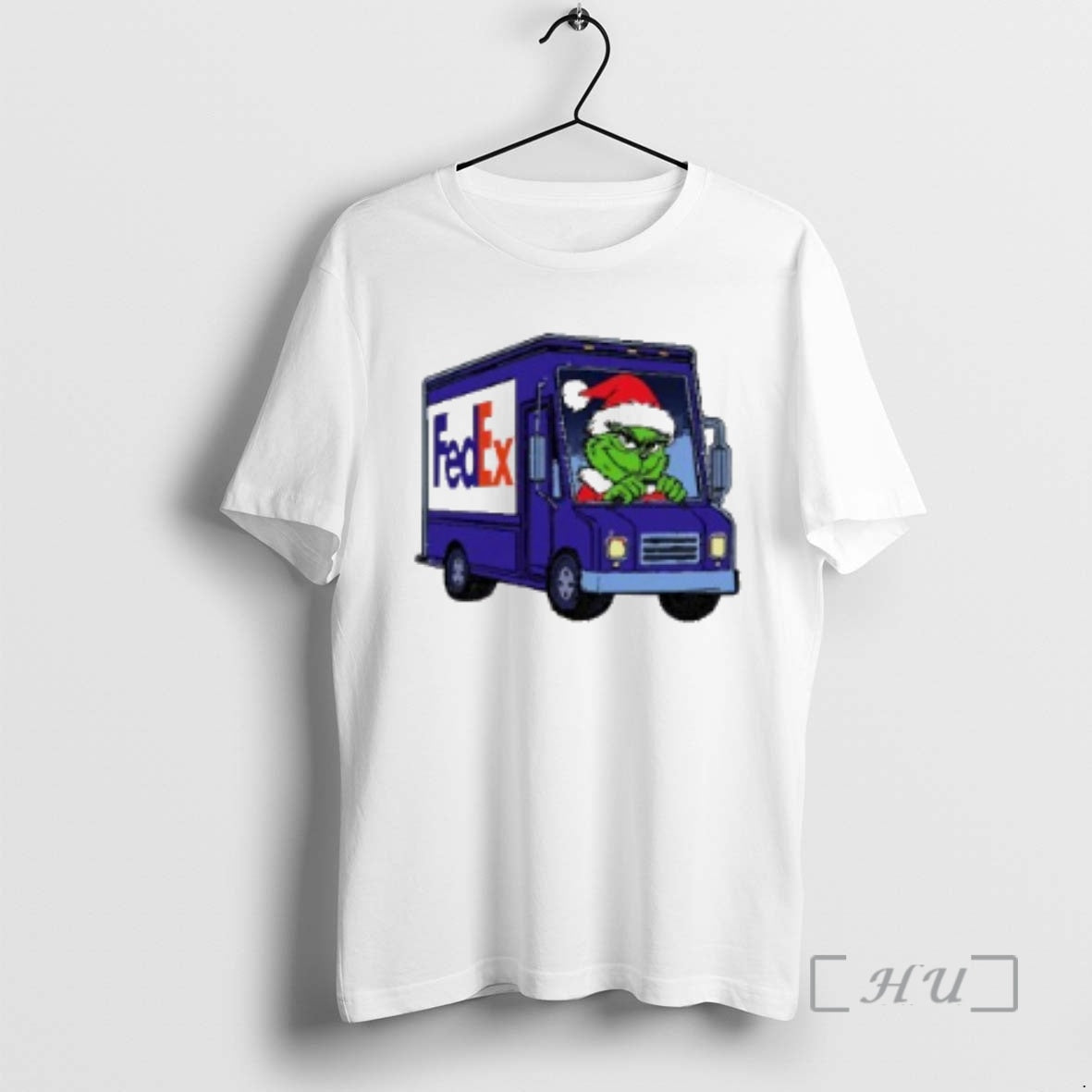 Trending Grinch Santa Drive Truck Fedex Merry Christmas T-Shirts, Hoodie, Sweatshirt | InkNestWear.com