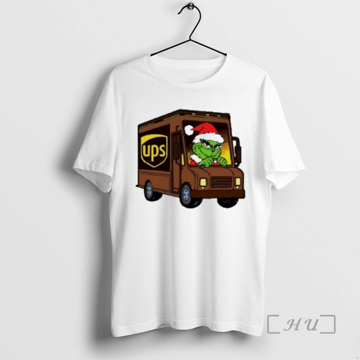 Trending Grinch Santa Drive Truck Ups Merry Christmas T-Shirts, Hoodie, Sweatshirt | InkNestWear.com