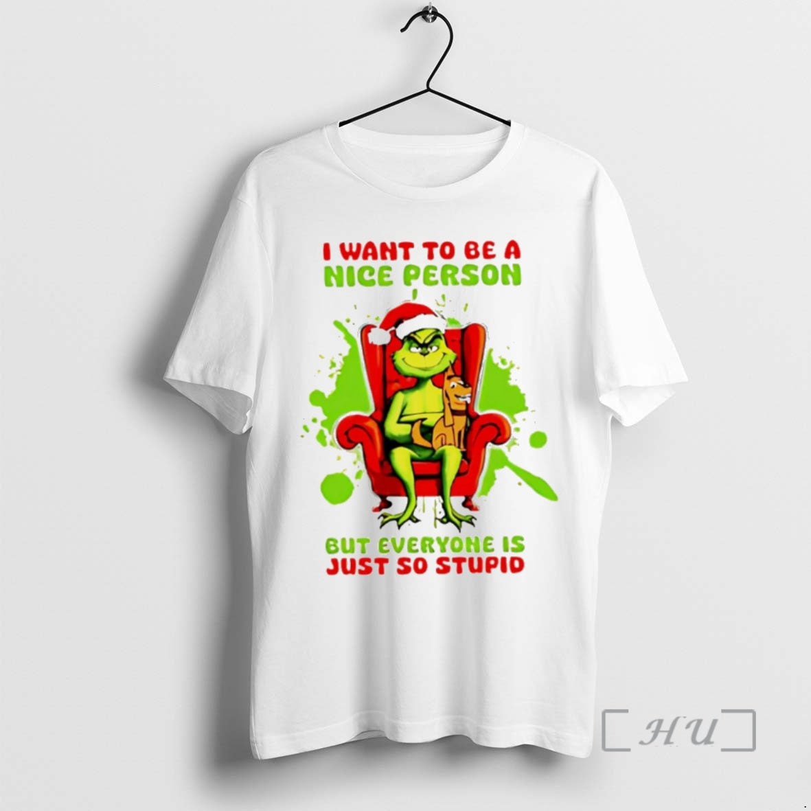 Trending Grinch And Max Dog I Want To Be A Nice Person But Everyone Is T-Shirts, Hoodie, Sweatshirt | InkNestWear.com