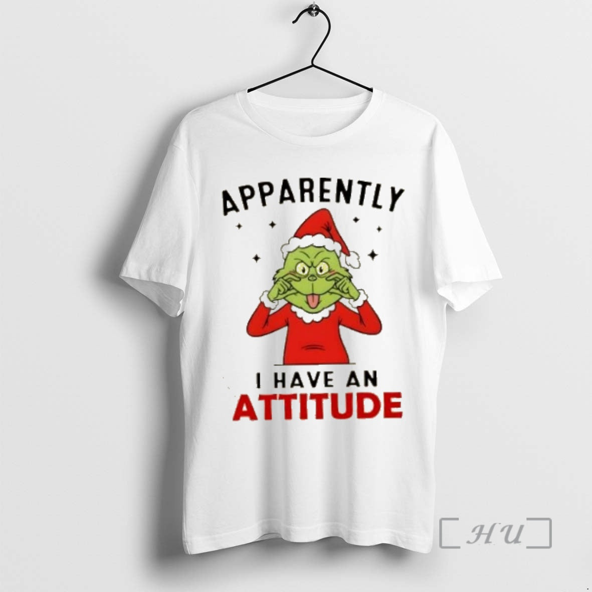Trending Grinch Apparentty I Have An Attitude Christmas T-Shirts, Hoodie, Sweatshirt | InkNestWear.com